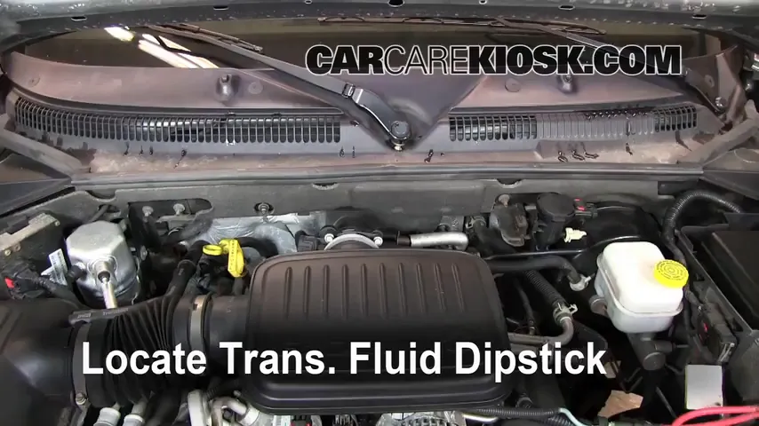 2007 Mitsubishi Raider LS 3.7L V6 Extended Cab Pickup Transmission Fluid Check Fluid Level